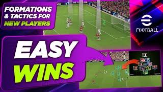 eFootball™ | Formation & Tactics for NEW Players - Get EASY WINS FAST! [Tutorial / Guide]