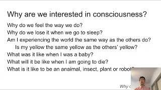 Week 1 the neural basis of consciousness: introduction