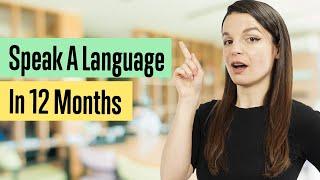 You just need 12 months to learn Spanish!