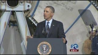 President Obama visits Newport News Shipbuilding