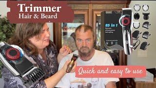 I shave Sean’s head. Yabife Hair & Beard Trimmer unboxing and review. Great product, we recommend it