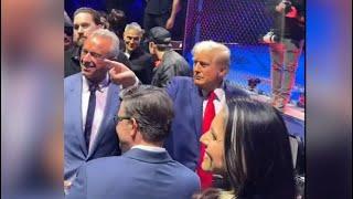 CAUGHT ON CAMERA: President-elect Donald Trump at UFC 309