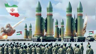 Counterattack! 1000 Tons of Iranian Ballistic Missiles Fired at Israeli Military Base