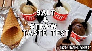 BEST Ice Cream in Los Angeles?! | Salt & Straw Ice Cream Taste Test | Too Sweet Kliq Adventures