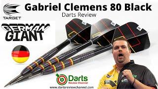 Target German Giant Gabriel Clemens 80 Black Darts Review