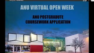 ANU Admissions: Applying for postgraduate study at ANU through UAC