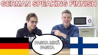 Foreigners Speaking Finnish with Tongue Twisters feat. Luca from Germany