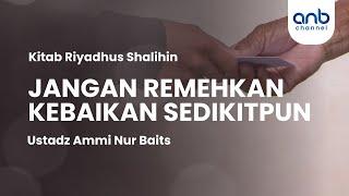 Jangan Remehkan Kebaikan Sedikitpun | Ustadz Ammi Nur Baits