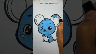  ASMR Coloring: Adorable Mouse ️