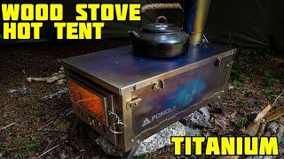 Hot Tent Stove - Pomoly T1 Titanium Wood Stove