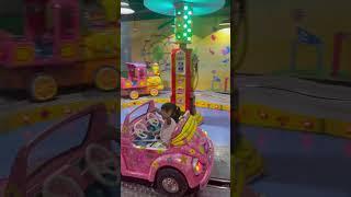 Kiki’s Pink ride #trishikaraajkannadavlogs #barbie #pink #uyiamma