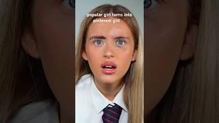 popular girl gets a pinterest makeover  please give me a follow if you enjoy   #makeupfunny