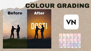 Colour Grading In Mobile Using VN App