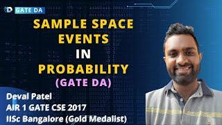 GATE DA | Probability Sample Space, Events | Deval | GATE CSE AIR 1