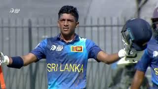 Sharujan Shanmuganathan Century | ACC Men's U-19 Asia Cup | Sri Lanka U19 vs Afghanistan U19