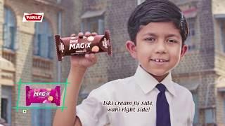 Parle Magix Cream Biscuit Round (Chocolate) | Iski Cream Jis Side Wahi Right Side