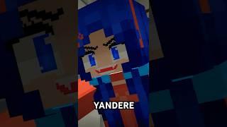 P3DRU entrou no jogo da YANDERE no Minecraft #minecraft #p3dru #animação #miside