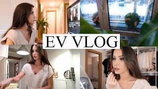 EV VLOG | Bu işler nasıl oluyor? Cilt bakımı, yemek, tadilat geliyor....