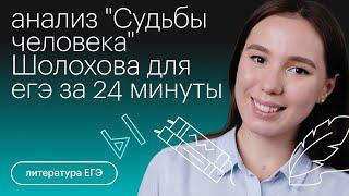 Анализ  «Судьбы человека» Шолохова для ЕГЭ за 24 минуты | Литература с Лилией Булгариной