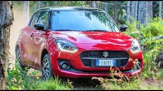 Neue 2021 Suzuki Swift Hybrid Innen- und Außenansicht