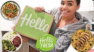 TRYING A WEEK OF HELLO FRESH *not sponsored* l Is it actually good? l Cook all of my meals with me