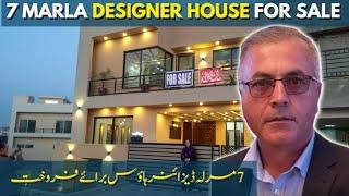 SOLD - 7 Marla Designer House For Sale in Bahria Town Phase 8 Rawalpindi