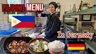 I'M COOKING FILIPINO FOOD IN GERMAN RESTAURANT | PORK ADOBO & SINIGANG | People's First Reactions