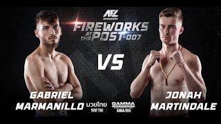 Gabriel Marmanillo Vs Jonah Martindale Full Fight | AFL Promotions | Muay Thai | Fight Night | NYC