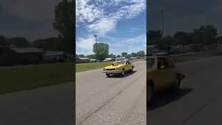 V8 Chevy Monza Warm Up