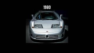 Evolution of Bugatti | 1909 ~ 2023 #evolution #shorts