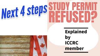 ️ Canada Study Permit refused? Next 4 Steps to get it approved #ircc #imygrate