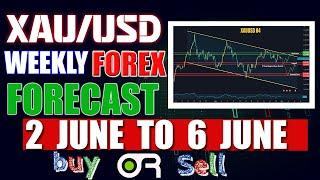 XAUUSD GOLD - GBPUSD - EURUSD Weekly Forecast 2 - 6 JUNE