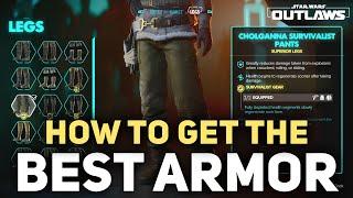 How To Get The BEST ARMOR Early (Survivalists Gear) Star Wars Outlaws