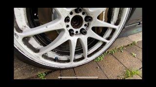 The trick to removing heavy Baked On Brake Dust! Hint: its not Iron remover?