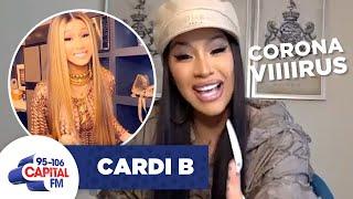 Cardi B Recreates Viral "CORONAVIRUS" Meme | Interview | Capital