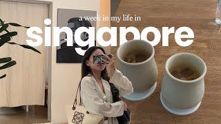 a week in my life in Singapore | 9-6 work, coffee, shopping & a lot of eating