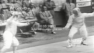 1960 Olympics Mangiarotti vs Sisikin