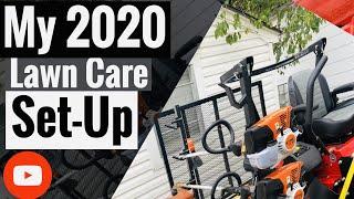 My 2020 Lawn Care Setup | Lawn Care Setup For Beginners | Landscaping | D's Lawn & Landscape
