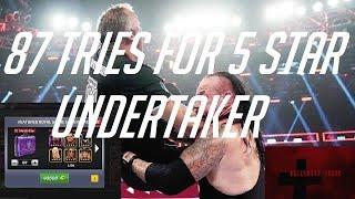 87 Tries at 5 Star Undertaker LIVE - HollywoodShono's WWE Mayhem Career on the line