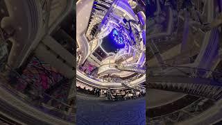 msc bellissima 榮耀號施華洛世奇水晶樓梯20250605 #msc #mscbellissima #郵輪 #insta360x5 #cruiseship #swarovski