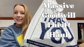 Huge Goodwill Haul! 4 Bags Full to Resell On Ebay and Poshmark