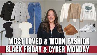 Most Worn and Loved Fashion Items on sale BLACK FRIDAY & CYBER MONDAY