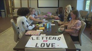 Student organization sends letters of love to Helene victims