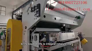 facial tissue paper folding machine with glue lamination