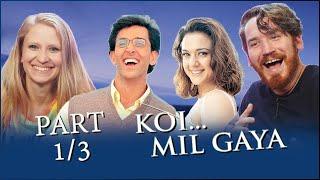 KOI...MIL GAYA MOVIE REACTION Part 1/3!! | Hrithik Roshan