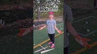 Why it have to break? Poor baseball bat! #baseball #baseballswing #baseballlifestyle #baseballlife