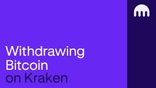 How to withdraw Bitcoin (BTC) on Kraken