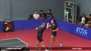 Mizoram champ Lalthansangi Sailo Vs Assam champ Trisha Gogoi/ TT Northeast championship 2024