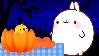 Molang & Piu Piu Citrouille d'Halloween | Dessin animé drôle pour les enfants