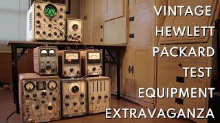 Vintage Hewlett Packard Test Equipment Extravaganza